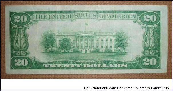 Banknote from USA year 1938