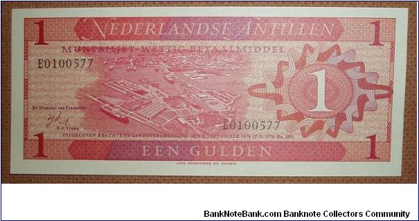 1 Een Gulden. Banknote