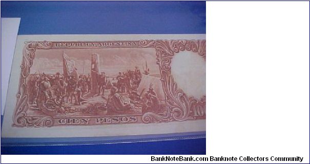 Banknote from Argentina year 1966