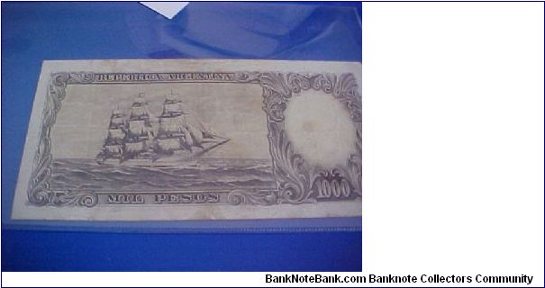 Banknote from Argentina year 1961