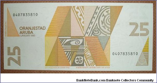 Banknote from Aruba year 1990