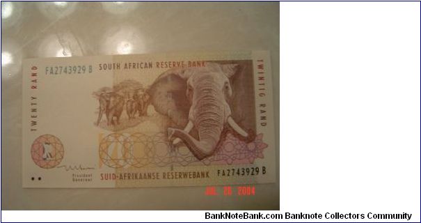 Banknote from South Africa year 1999