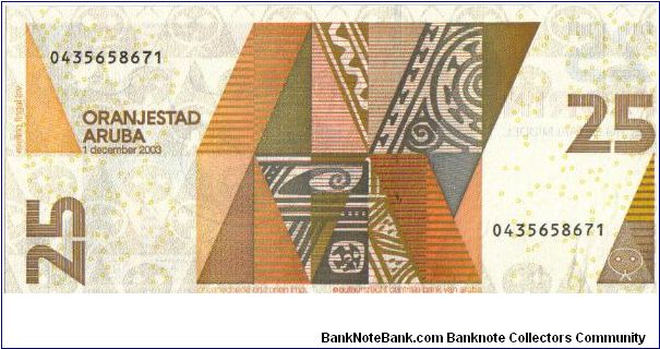 Banknote from Aruba year 2003