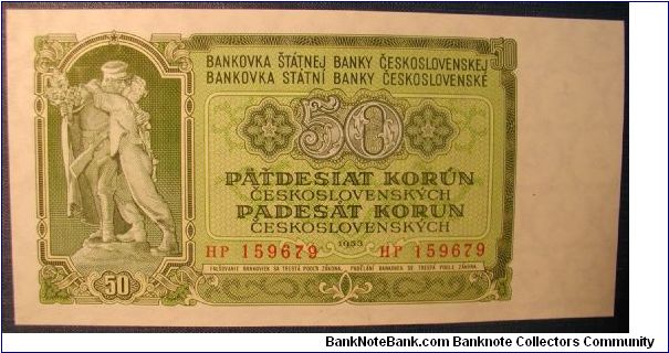 Czechoslovakia 50 Korun 1953

NOT FOR SALE Banknote