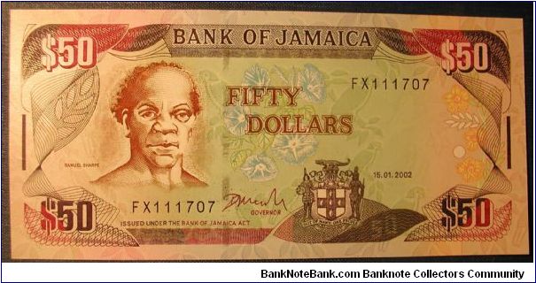 Jamaica 50 Dollars 2002


The ugliest man on money. Banknote