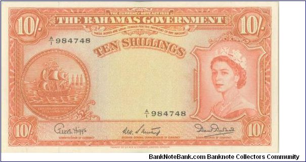 10 Shillings, CU Banknote