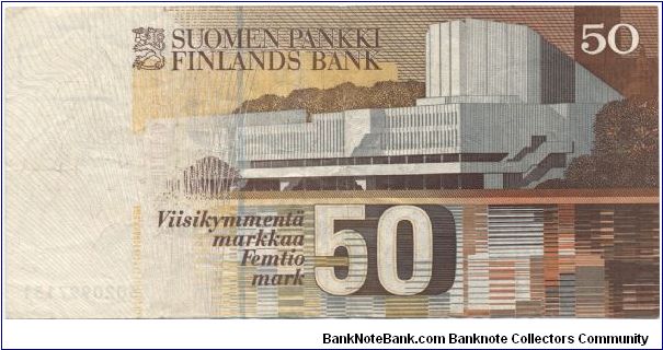 Banknote from Finland year 1991