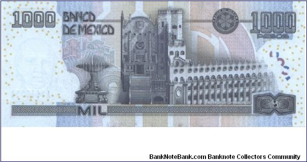 Banknote from Mexico year 2002