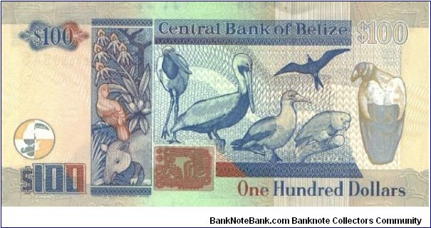 Banknote from Belize year 1997