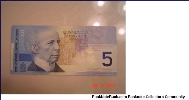 Canada P-101 5 Dollars 2004 Banknote