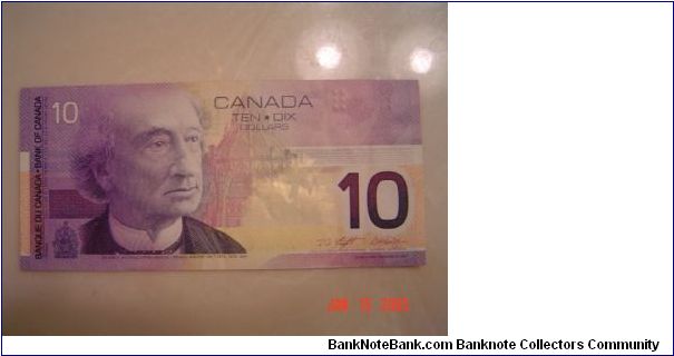 Canada P-102 10 Dollars 2002 Banknote