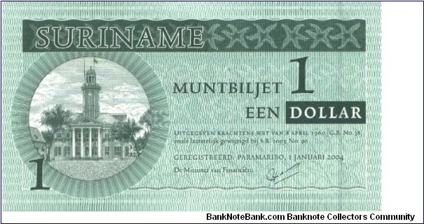 P-NEW, 1 Dollar, 2004 Banknote
