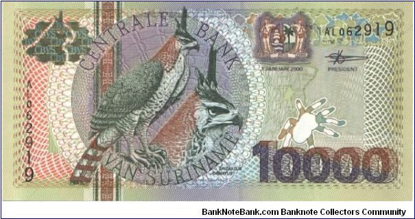 P-153, 10.000 Gulden, 2000 Banknote