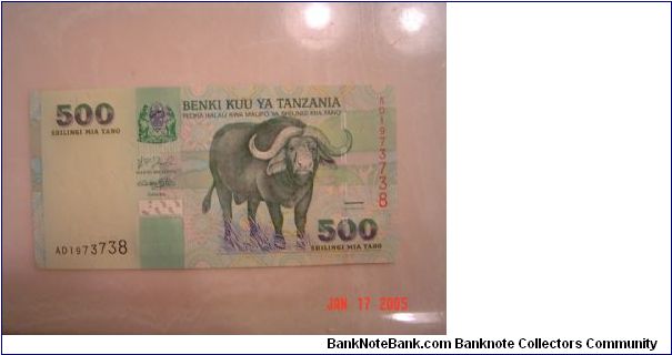 Tanzania P-35 500 Shilingi 2003 Banknote