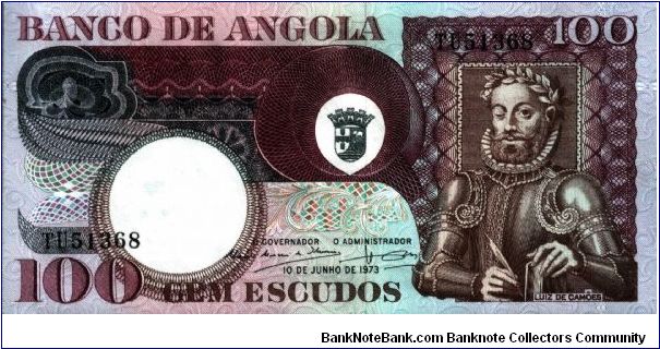 Angola - 100 Escudos - 1976 - P-106 Banknote
