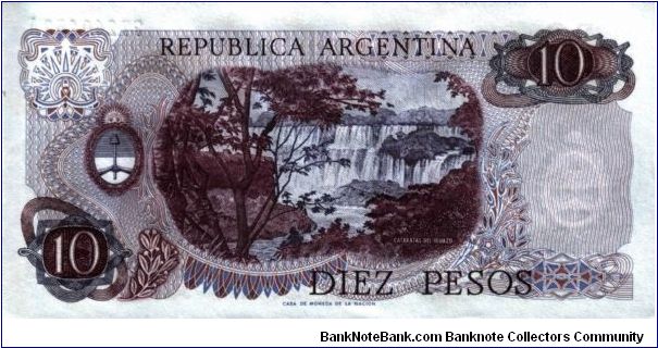 Banknote from Argentina year 1970