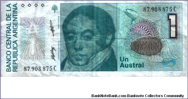 Argentina - 1 Austral - 1986 - P323b Banknote