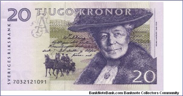 20 kronor. Banknote