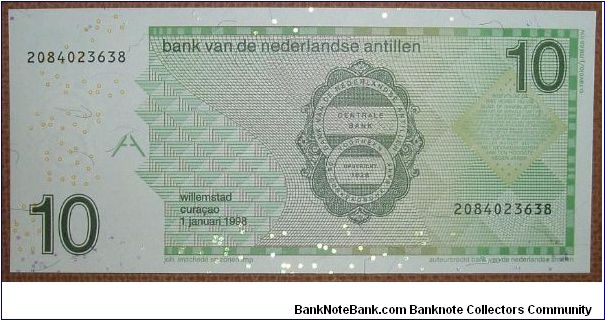Banknote from Netherlands Antilles year 1998