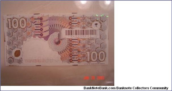 Banknote from Netherlands year 1992