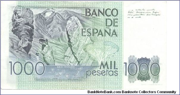 Banknote from Spain year 1979
