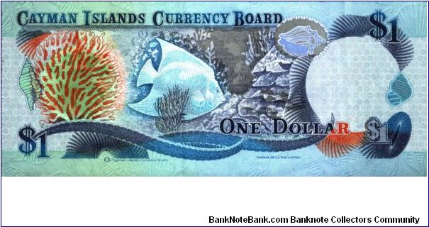 Banknote from Cayman Islands year 1996