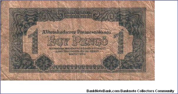 1 Pengo * 1944 * issued by the Red Army (Soviet Occupation) Banknote