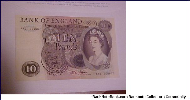 Fantastic design 10 Pound Note Banknote
