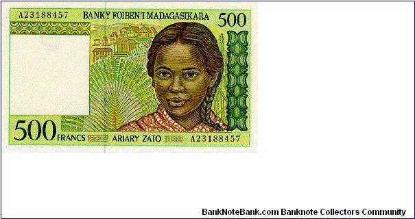 500 Francs * 1994 * P-75 Banknote
