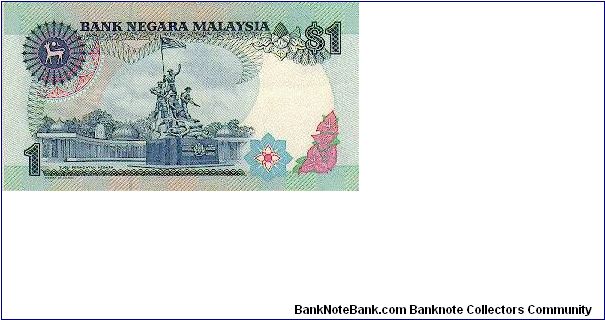 Banknote from Malaysia year 1986