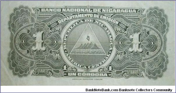 Banknote from Nicaragua year 1951