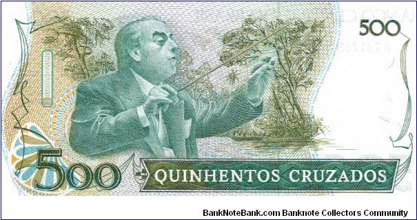 Banknote from Brazil year 1987