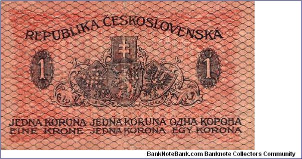 Banknote from Czech Republic year 1919