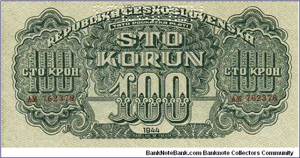 Czechoslovakia - 100 K 1944
SPECIMEN Banknote