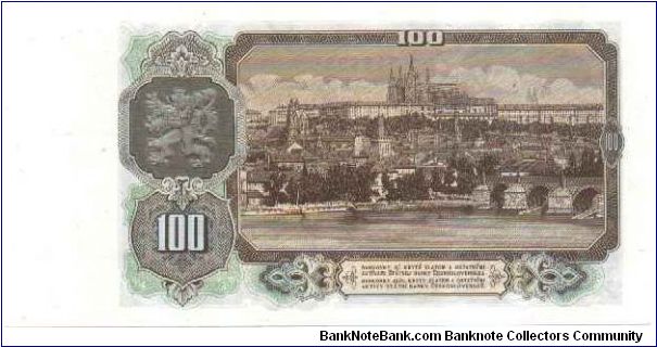 Banknote from Czech Republic year 1953