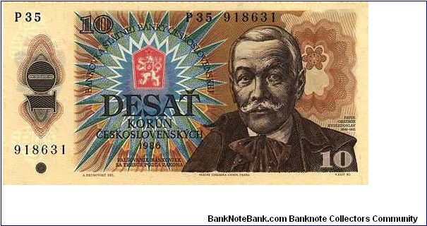 Czechoslovakia - 10 Kcs 1986 Banknote