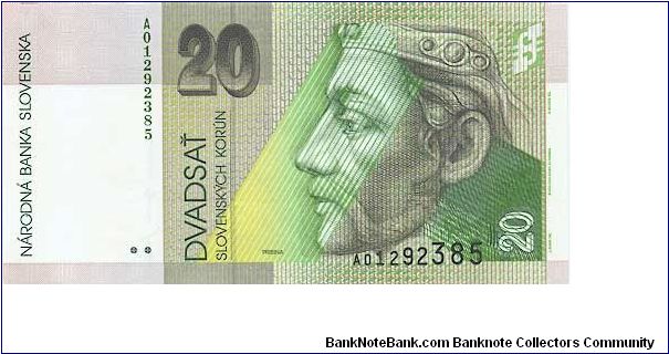 20 Sk 2001 Banknote