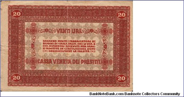 Banknote from Italy year 1918