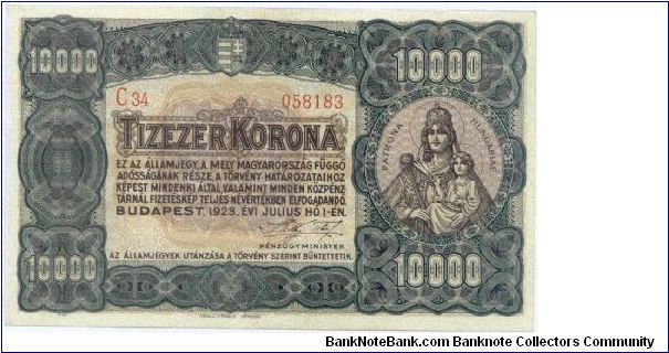 10.000 Korona Banknote