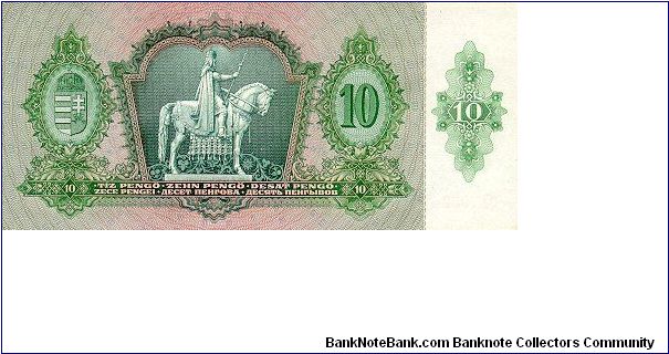 Banknote from Hungary year 1936