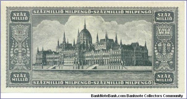 Banknote from Hungary year 1946