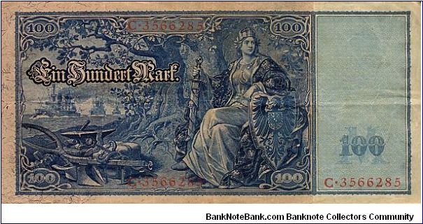 Banknote from Germany year 1910