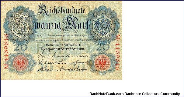 20 Mark
Reichsbanknote Banknote