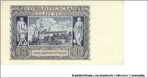 Banknote from Poland year 1940