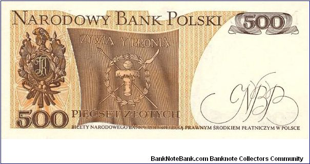 Banknote from Poland year 1982