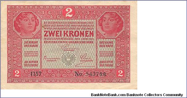 2 K
Austria - Hungary Banknote