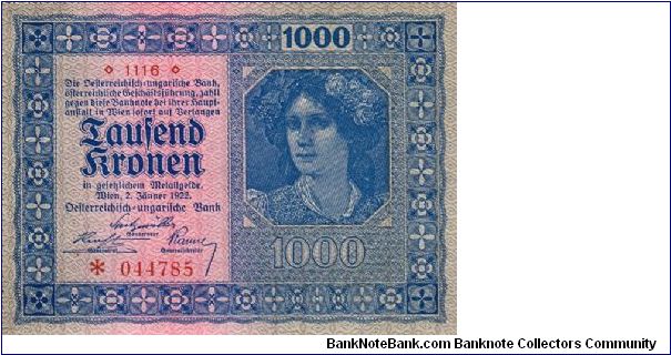 1000 K Banknote