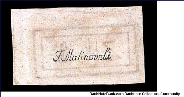 Banknote from Poland year 1794