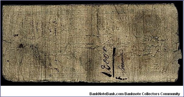 Banknote from France year 1801