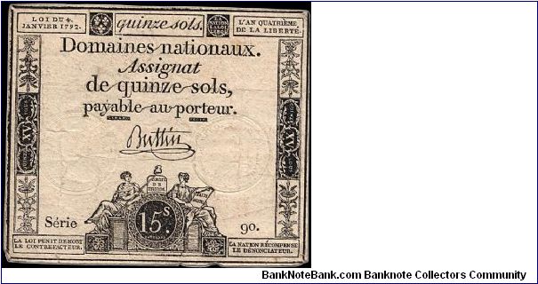 15 Sols.

From the January issue. Banknote